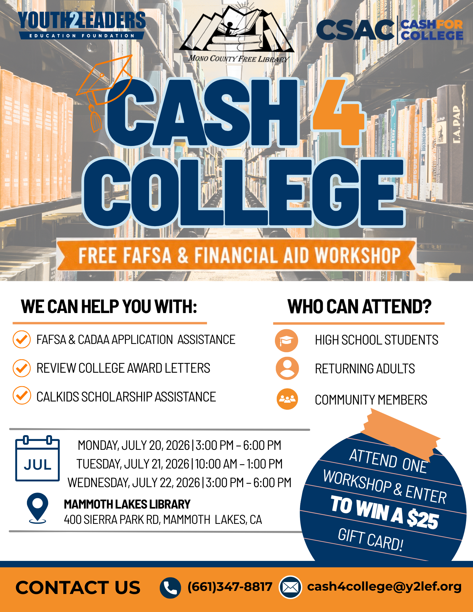Cash for College Flyer