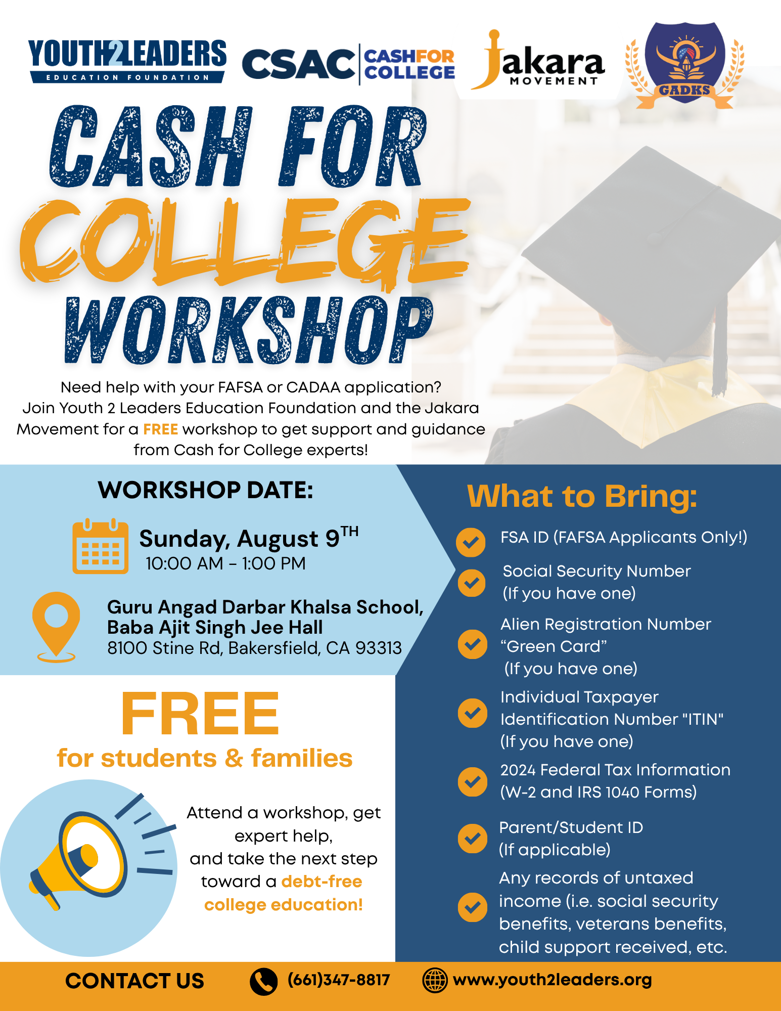 Cash for College Flyer